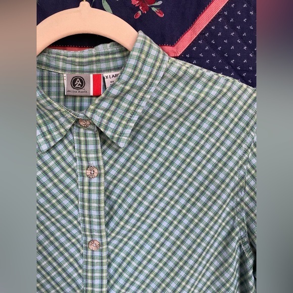 Arizona Jean plaid button down shirt - Picture 4 of 7